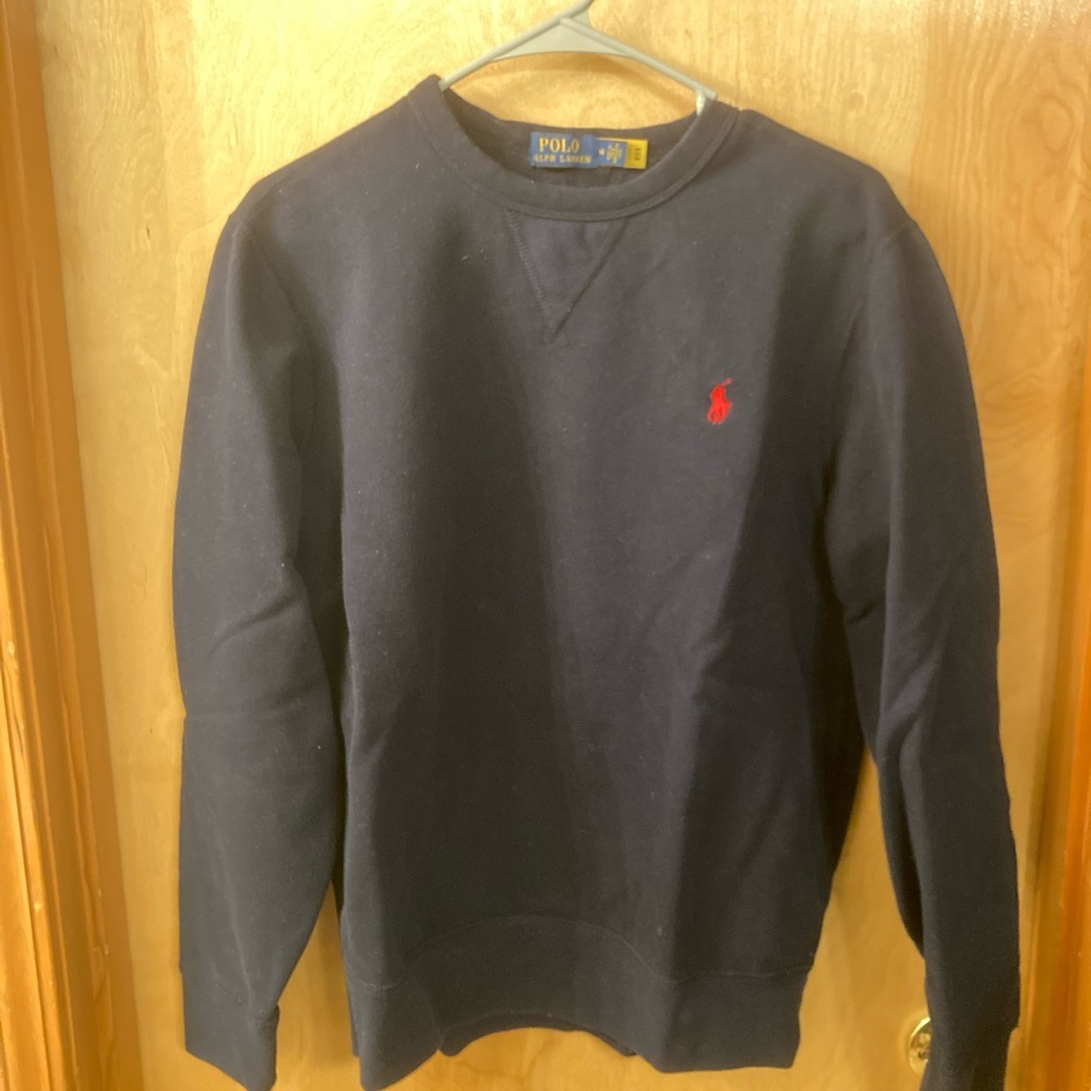 Navy Ralph Lauren Club Fleece Sweater